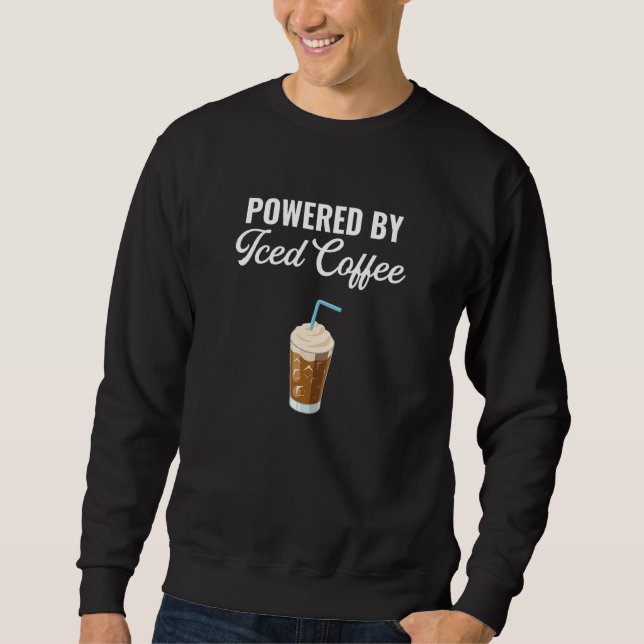 Sudadera Corriendo con café helado (Anverso)