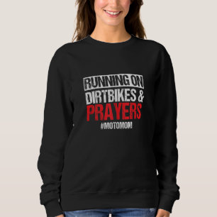 Sudadera Corriendo En Dirtbikes Oraciones Bicicleta Sucia M