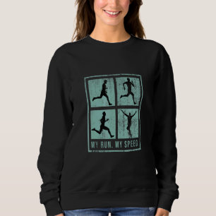 Sudadera Corriendo Para Adolescentes Atleta 5k Maratón Vint