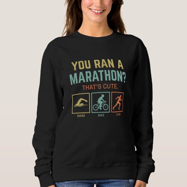Sudadera Corriste un Maratón (Anverso)