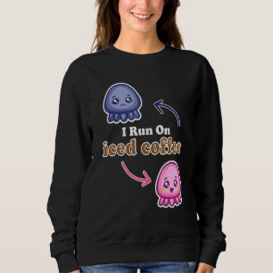 Sudadera Corro Con Café Helado Cuto De Octopus Reversible