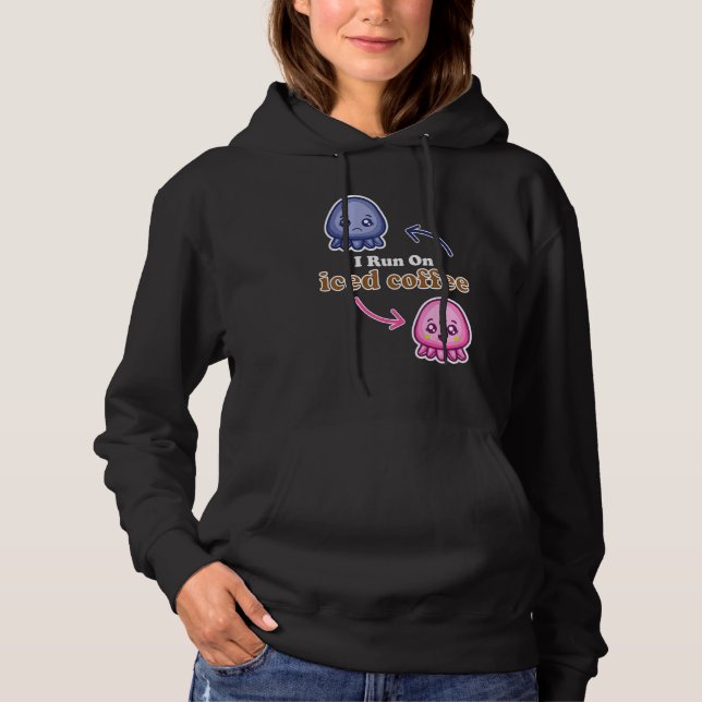 Sudadera Corro Con Café Helado Cuto De Octopus Reversible (Anverso)