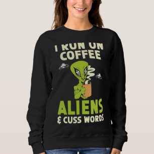 Sudadera Corro En Café Aliens Y Palabras Cryptid Aline