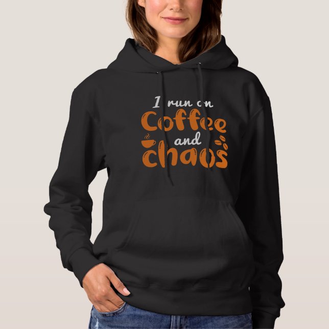 Sudadera Corro En Café Y Caos (Anverso)