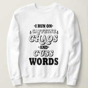 SUDADERA CORRO EN CAOS DE CAFETERÍA Y PALABRAS DE COSTOS