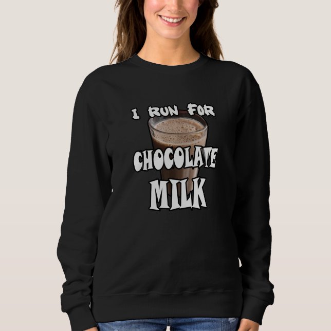 Sudadera Corro por Leche de Chocolate Corriendo (Anverso)