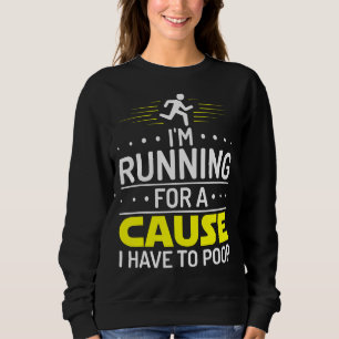 Sudadera Corro por una causa que tengo que correr