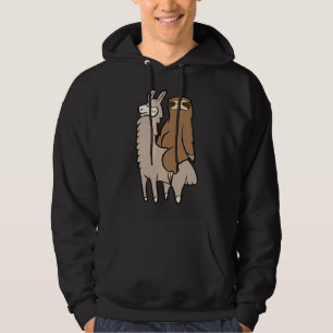 Sudadera Corta Leche Sobre Llama Amor Y Lemas