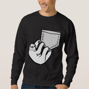 Sudadera Corta ranura de bolsillo colgando alrededor
