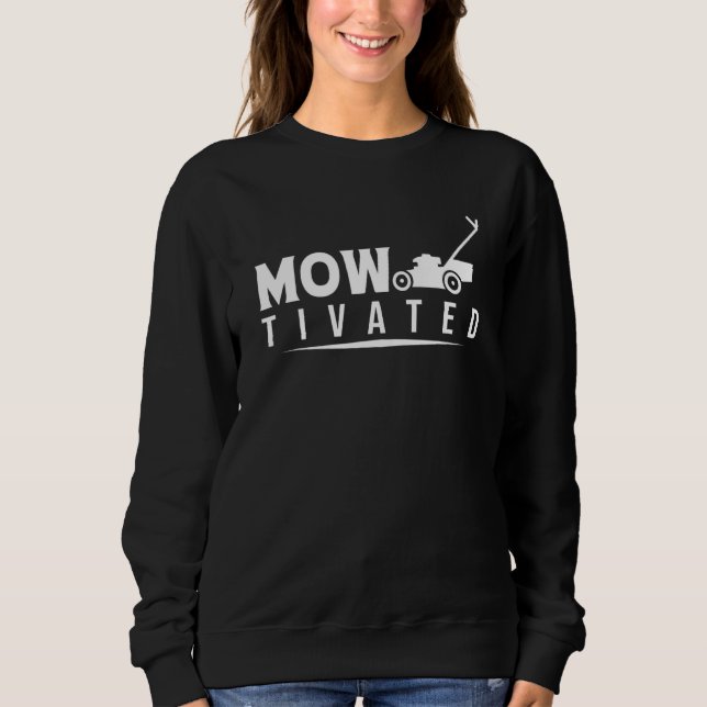 Sudadera Cortadora de césped motivada   (Anverso)