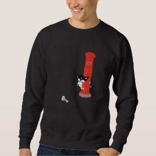 Sudadera Corto Perro Y Correo Electrónico Japonés