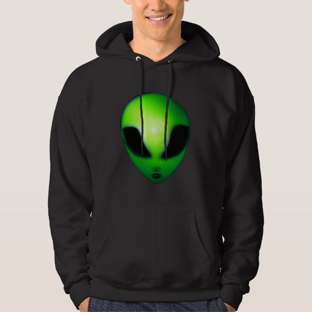 Sudadera Cosa Alienígena Verde Lindo Pero Malo (Anverso)