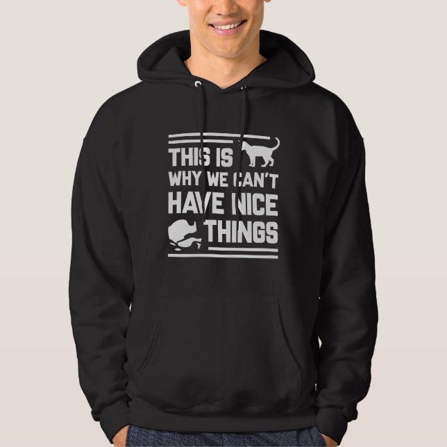 Sudadera Cosas Bonitas de Gatos (Anverso)