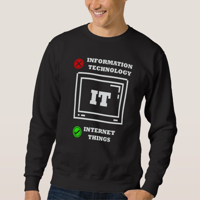 Sudadera Cosas de Internet Programador de Computadora Exper (Anverso)