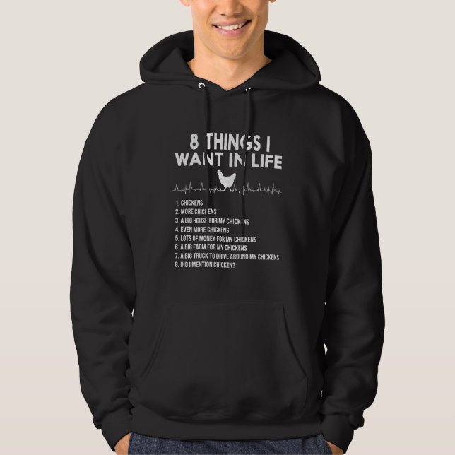 Sudadera Cosas de pollo (Anverso)