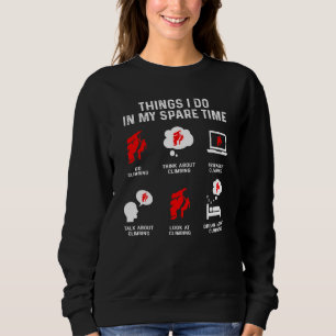 Sudadera Cosas Que Hago En Mi Reloj De Tiempo Libre Pensar 