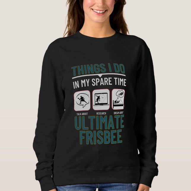 Sudadera Cosas Que Hago En Mi Tiempo De Reparación Graciosa (Anverso)