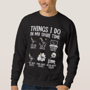 Sudadera Cosas Que Hago En Mi Tiempo De Reposo, Loro De Ave