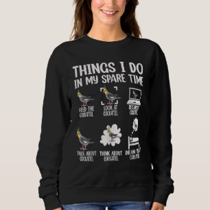 Sudadera Cosas Que Hago En Mi Tiempo De Reposo, Loro De Ave