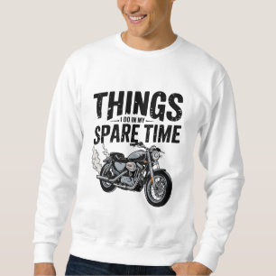 Sudadera Cosas que hago en mi tiempo de repuesto