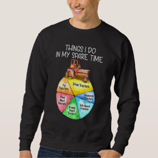 Sudadera Cosas Que Hago En Mi Tiempo De Repuesto Conduciend