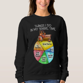 Sudadera Cosas Que Hago En Mi Tiempo De Repuesto Conduciend