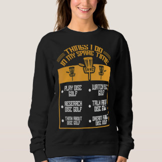 Sudadera Cosas que hago en mi tiempo de repuesto disco depo