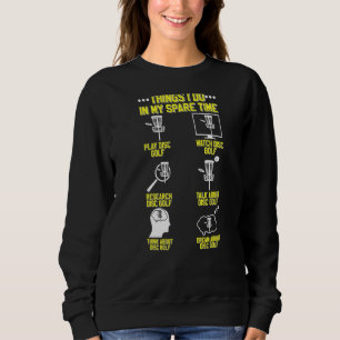 Sudadera Cosas que hago en mi tiempo de repuesto disco depo