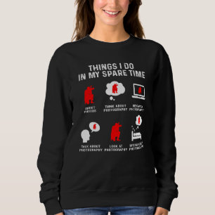 Sudadera Cosas que hago en mi tiempo libre Watch Talk Think