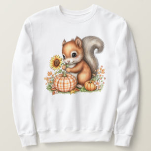 Sudadera Cosecha de Otoño Ardilla Bebé Linda
