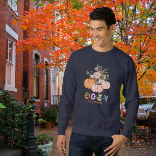 Sudadera Cosecha de temporada acogedora florece nombre pers