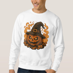 Sudadera Cosecha embrujada - Calabaza de Halloween de dos c
