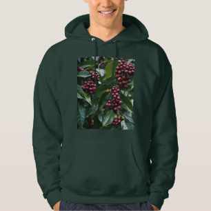 Sudadera **"Cosecha en flor: granos de café en el árbol"**