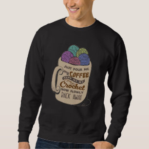 Sudadera Coser Beber Café sastre Barista Ganchillo Espress
