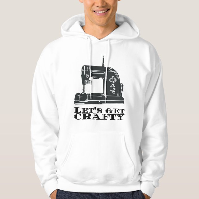 Sudadera Coser - Vamos a ser creativos (Anverso)