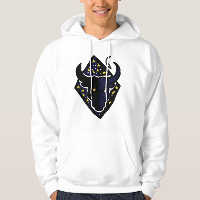 Sudadera Cosmic Bull Icon Space Art (Anverso)