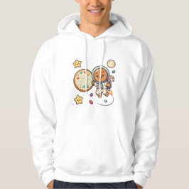 Sudadera Cosmic Holiday Gingerbread Christmas Cute Space