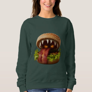 Sudadera Cosmic Horror Burger Mimic Creepy Cute Halloween 