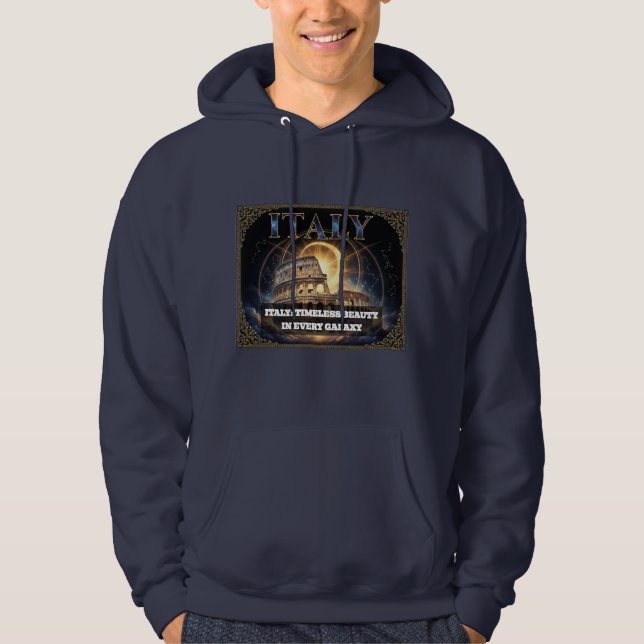 Sudadera Cosmic Italy Roman Colosseum Celestial Art (Anverso)