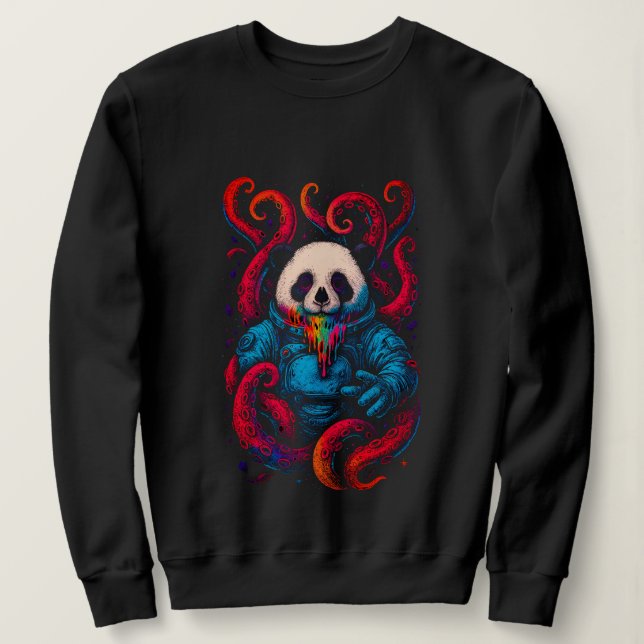Sudadera Cosmic Panda Kraken (Anverso del diseño)