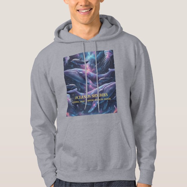Sudadera Cosmic Whale Galaxy Ocean (Anverso)