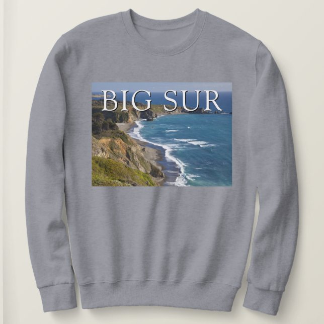 Sudadera Costa de Big Sur | California (Anverso del diseño)