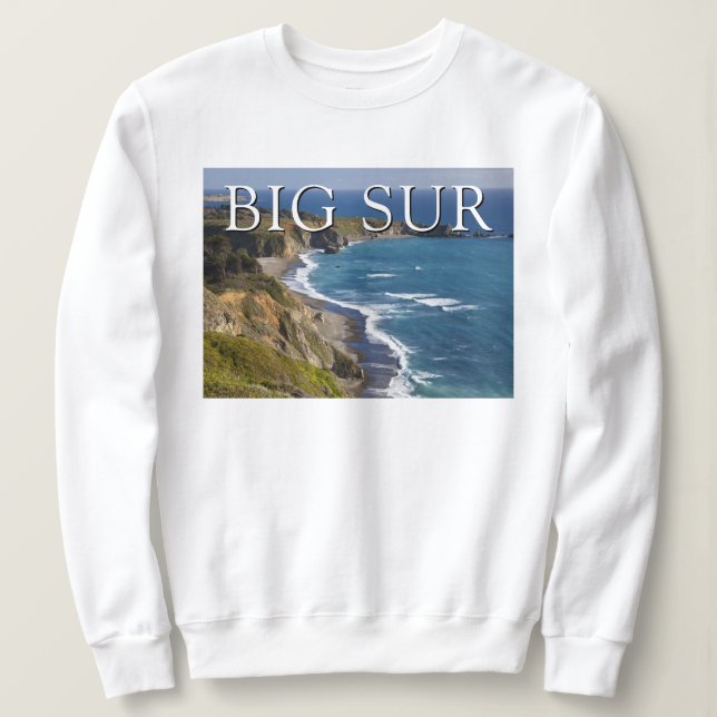 Sudadera Costa de Big Sur | California (Anverso del diseño)