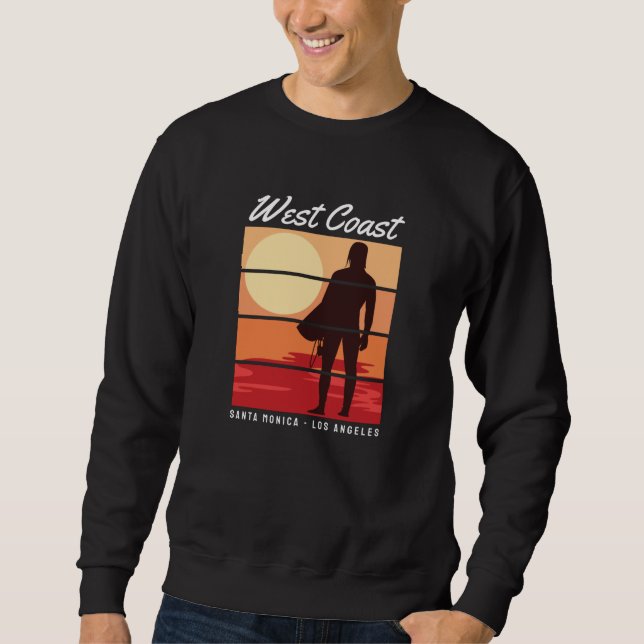 Sudadera Costa Oeste Santa Mónica (Anverso)