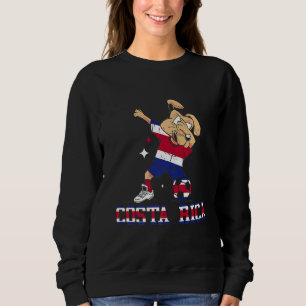 Sudadera Costa Rica Ball de Fútbol para perro con babeo Cos