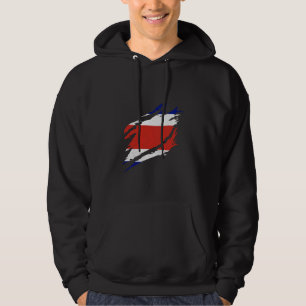 Sudadera Costa Rica Bandera Raíz Costa Rica Vintage Costa R