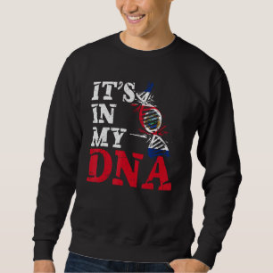Sudadera Costa Rica está en mi ADN Bandera costarricense Co