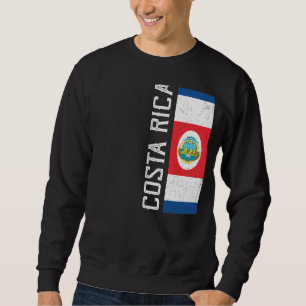 Sudadera Costa Rica Heredado Orgullo País Apoyo Ticos Fl