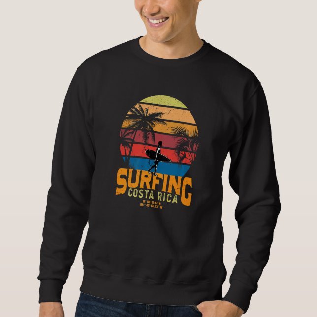 Sudadera Costa Rica Surfing Premium 1 (Anverso)