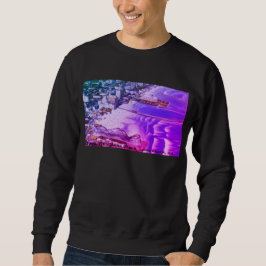 Sudadera Costa vintage descolorida por el sol de Long Beach